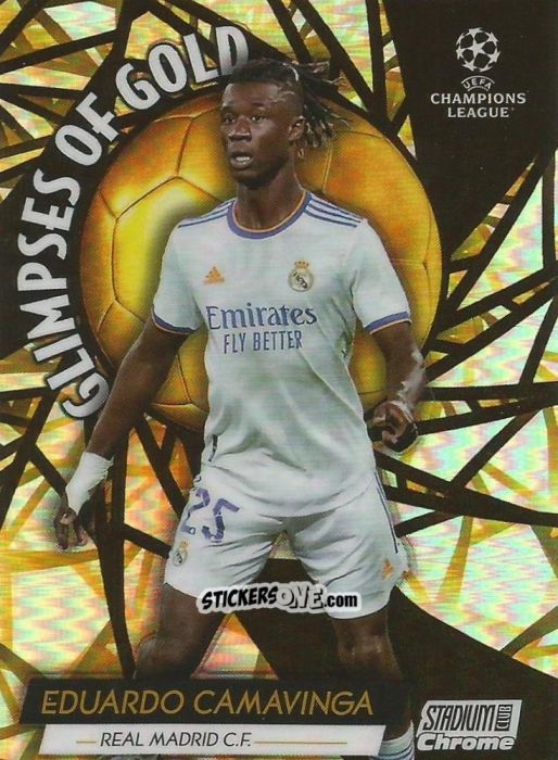 Sticker Eduardo Camavinga - Stadium Club Chrome UEFA Champions League 2021-2022
 n. GG-EC - Topps