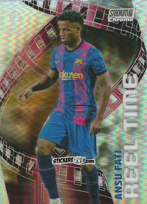 Sticker Ansu Fati - Stadium Club Chrome UEFA Champions League 2021-2022
 n. RT-AF - Topps