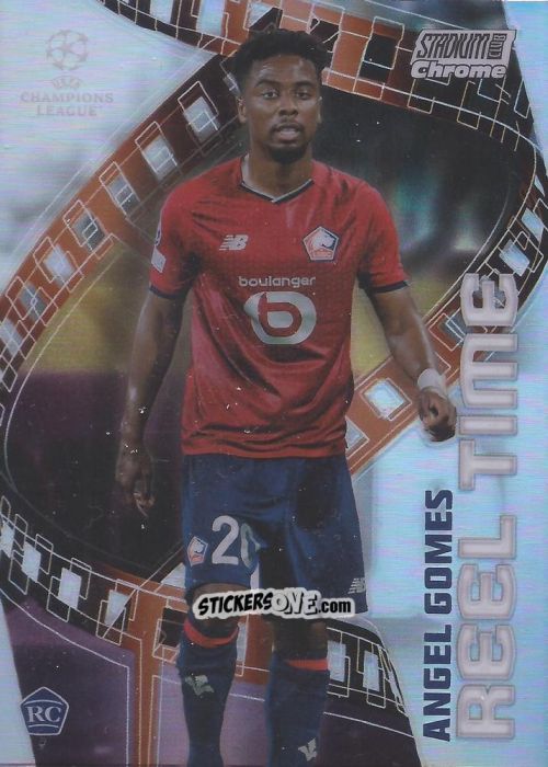 Cromo Angel Gomes - Stadium Club Chrome UEFA Champions League 2021-2022
 n. RT-AG - Topps