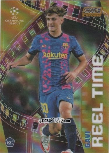 Sticker Gavi - Stadium Club Chrome UEFA Champions League 2021-2022
 n. RT-GAV - Topps