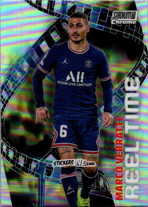 Figurina Marco Verratti - Stadium Club Chrome UEFA Champions League 2021-2022
 n. RT-MV - Topps