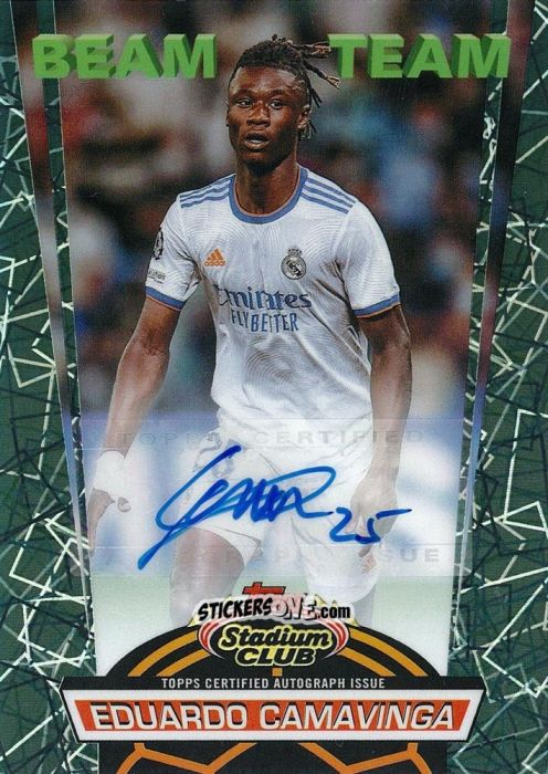 Sticker Eduardo Camavinga - Stadium Club Chrome UEFA Champions League 2021-2022
 n. BTA-EC - Topps