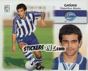 Cromo Gañan - Liga Spagnola 1999-2000 n. 6 - Colecciones ESTE