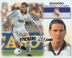 Cromo Redondo - Liga Spagnola 1999-2000 n. 224 - Colecciones ESTE