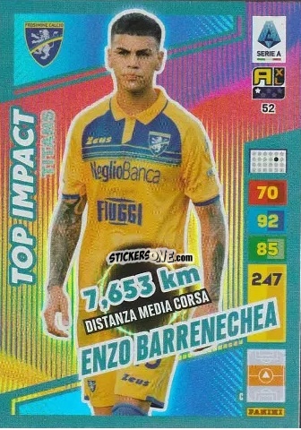 Cromo Enzo Barrenechea - Calciatori 2023-2024. Adrenalyn XL TITANS n. 52 - Panini