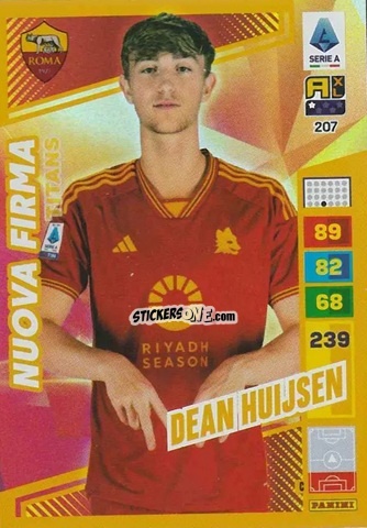 Sticker Dean Huijsen - Calciatori 2023-2024. Adrenalyn XL TITANS n. 207 - Panini