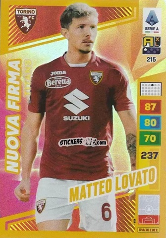 Cromo Matteo Lovato - Calciatori 2023-2024. Adrenalyn XL TITANS n. 215 - Panini