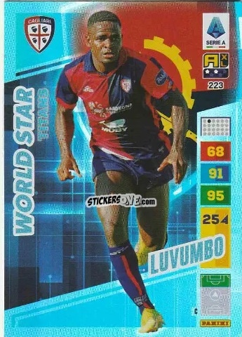 Cromo Zito Luvumbo - Calciatori 2023-2024. Adrenalyn XL TITANS n. 223 - Panini