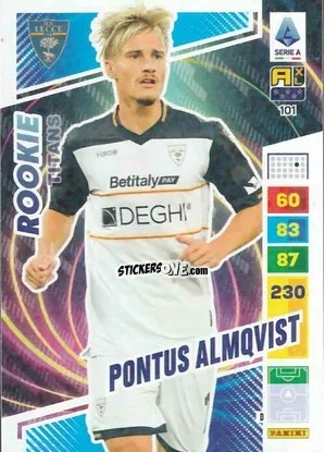 Cromo Pontus Almqvist - Calciatori 2023-2024. Adrenalyn XL TITANS n. 101 - Panini