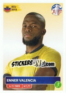 Cromo Enner Valencia - CONMEBOL Copa América 2024. US Edition n. ECU22 - Panini