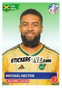 Figurina Michael Hector - CONMEBOL Copa América 2024. US Edition n. JAM6 - Panini