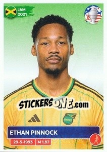 Cromo Ethan Pinnock - CONMEBOL Copa América 2024. US Edition n. JAM7 - Panini