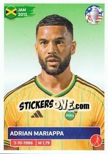 Figurina Adrian Mariappa - CONMEBOL Copa América 2024. US Edition n. JAM8 - Panini