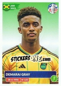 Figurina Demarai Gray - CONMEBOL Copa América 2024. US Edition n. JAM18 - Panini