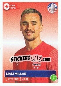 Figurina Liam Millar - CONMEBOL Copa América 2024. US Edition n. CAN21 - Panini