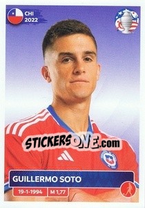 Cromo Guillermo Soto - CONMEBOL Copa América 2024. US Edition n. CHI12 - Panini