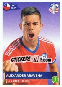 Cromo Alexander Aravena - CONMEBOL Copa América 2024. US Edition n. CHI20 - Panini