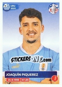 Cromo Joaquín Piquerez - CONMEBOL Copa América 2024. US Edition n. URU10 - Panini