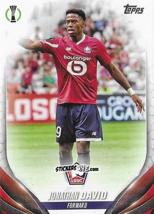 Cromo Jonathan David - UEFA Club Competitions 2023-2024
 n. 117sp - Topps