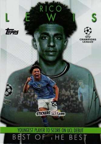 Cromo Rico Lewis - UEFA Club Competitions 2023-2024
 n. BM-9 - Topps