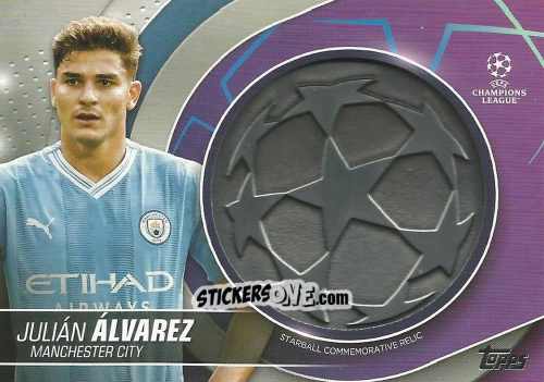 Cromo Julián Álvarez - UEFA Club Competitions 2023-2024
 n. SC-JA - Topps