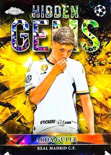 Cromo Arda Güler - UEFA Club Competitions 2023-2024
 n. HG-21 - Topps