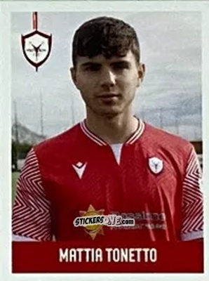 Cromo Mattia Tonetto - Calciatori Serie C - Girone C 2021-2022
 n. 258 - Panini