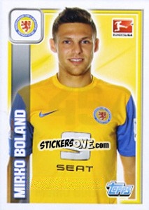 Sticker Mirko Boland - German Football Bundesliga 2013-2014 n. 45 - Topps