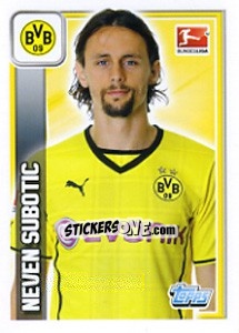 Cromo Neven Subotic - German Football Bundesliga 2013-2014 n. 65 - Topps