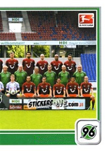 Figurina Mannschaft - German Football Bundesliga 2013-2014 n. 127 - Topps