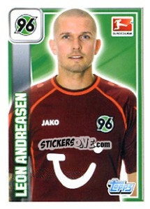 Figurina Leon Andreasen - German Football Bundesliga 2013-2014 n. 134 - Topps