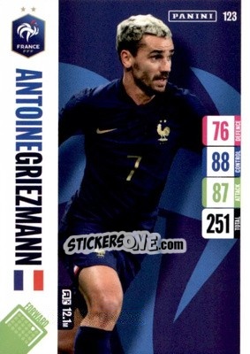 Sticker Antoine Griezmann - England 2024 Tournament Edition. Adrenalyn XL
 n. 123 - Panini