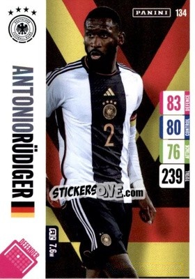Cromo Antonio Rüdiger - England 2024 Tournament Edition. Adrenalyn XL
 n. 134 - Panini