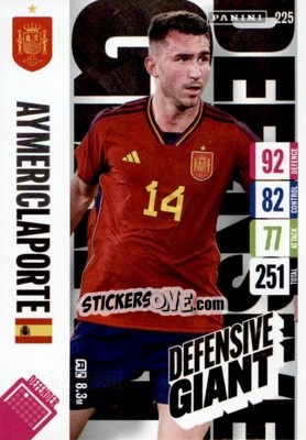 Sticker Aymeric Laporte - England 2024 Tournament Edition. Adrenalyn XL
 n. 225 - Panini