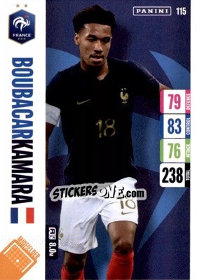 Sticker Boubacar Kamara - England 2024 Tournament Edition. Adrenalyn XL
 n. 115 - Panini