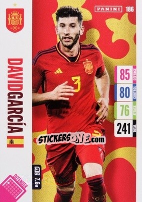 Figurina David Garcia - England 2024 Tournament Edition. Adrenalyn XL
 n. 186 - Panini