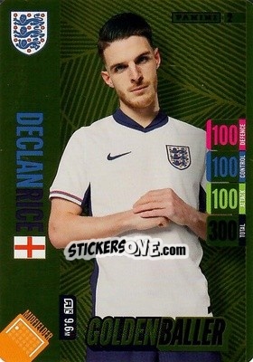 Cromo Declan Rice - England 2024 Tournament Edition. Adrenalyn XL
 n. 2 - Panini