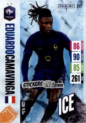 Sticker Eduardo Camavinga - England 2024 Tournament Edition. Adrenalyn XL
 n. 277 - Panini