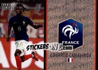 Sticker Eduardo Camavinga - England 2024 Tournament Edition. Adrenalyn XL
 n. LE-EC - Panini