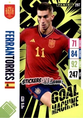 Cromo Ferran Torres - England 2024 Tournament Edition. Adrenalyn XL
 n. 297 - Panini