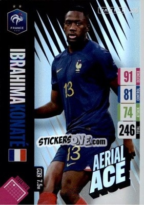 Sticker Ibrahima Konate - England 2024 Tournament Edition. Adrenalyn XL
 n. 236 - Panini