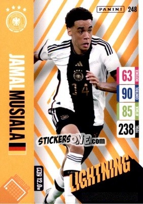Cromo Jamal Musiala - England 2024 Tournament Edition. Adrenalyn XL
 n. 248 - Panini