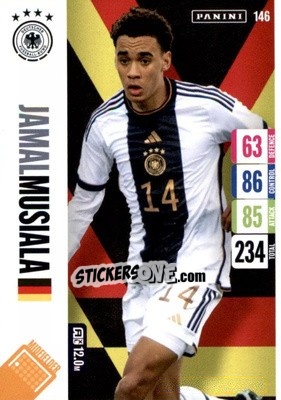 Cromo Jamal Musiala - England 2024 Tournament Edition. Adrenalyn XL
 n. 146 - Panini