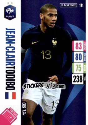 Sticker Jean-Clair Todibo - England 2024 Tournament Edition. Adrenalyn XL
 n. 111 - Panini