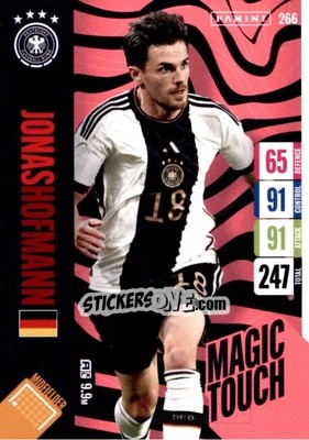 Sticker Jonas Hoffmann - England 2024 Tournament Edition. Adrenalyn XL
 n. 266 - Panini