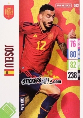 Cromo Joselu - England 2024 Tournament Edition. Adrenalyn XL
 n. 202 - Panini