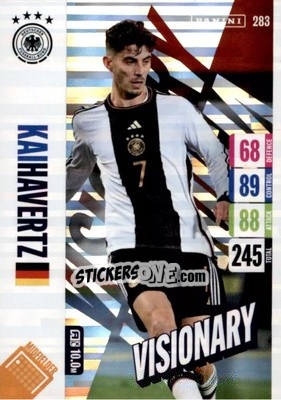 Figurina Kai Havertz - England 2024 Tournament Edition. Adrenalyn XL
 n. 283 - Panini