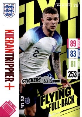 Figurina Kieran Trippier - England 2024 Tournament Edition. Adrenalyn XL
 n. 213 - Panini