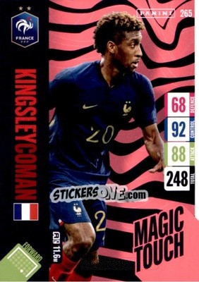 Sticker Kingsley Coman - England 2024 Tournament Edition. Adrenalyn XL
 n. 265 - Panini