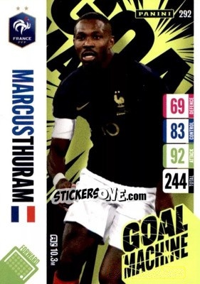 Figurina Marcus Thuram - England 2024 Tournament Edition. Adrenalyn XL
 n. 292 - Panini
